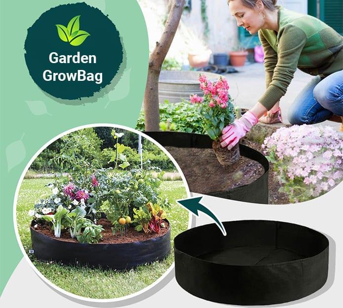 Garden GrowBag, záhon z textilu pre bujný rast všetkých druhov rastlín