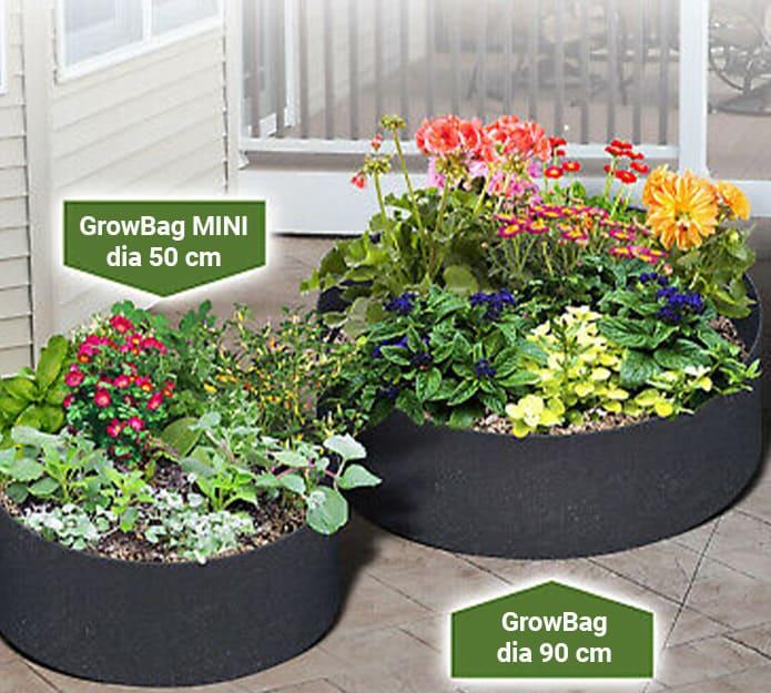 Garden GrowBag, záhon z textilu pre bujný rast všetkých druhov rastlín